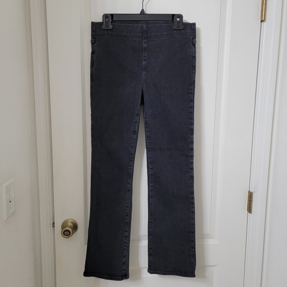 NYDJ Size M Washed Black Denim Pull On Pants - Picture 9 of 12